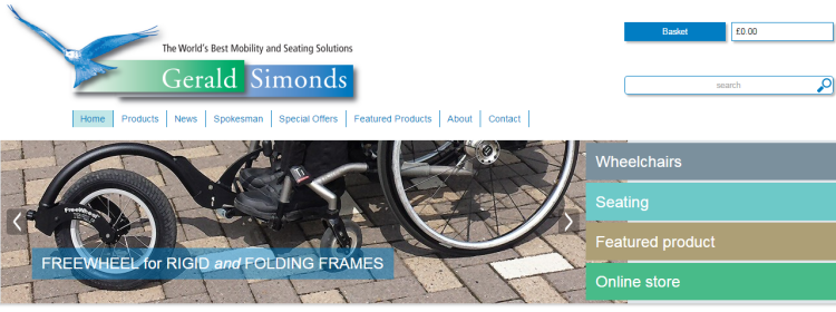 Gerald Simonds web site